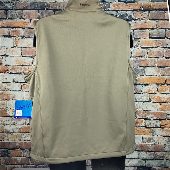 Slazenger NWT fleece lined 1/4 zip golf vest sz L - Picture 2 of 11